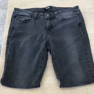 5/$20 Paige Verdugo Ankle skinny jeans, black size 30.